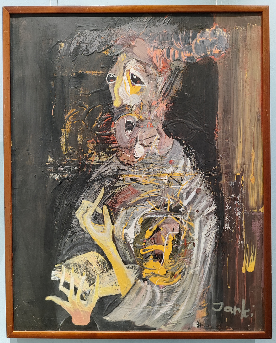 Юрий Жарких "Настрадамус", х/м, 1990 г.