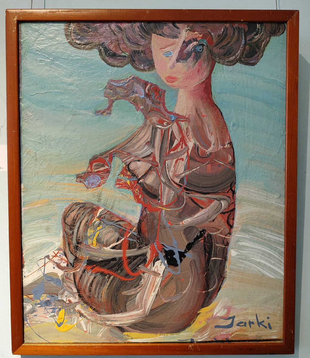 Юрий Жарких "Девочка у озера", х/м, 2008 г