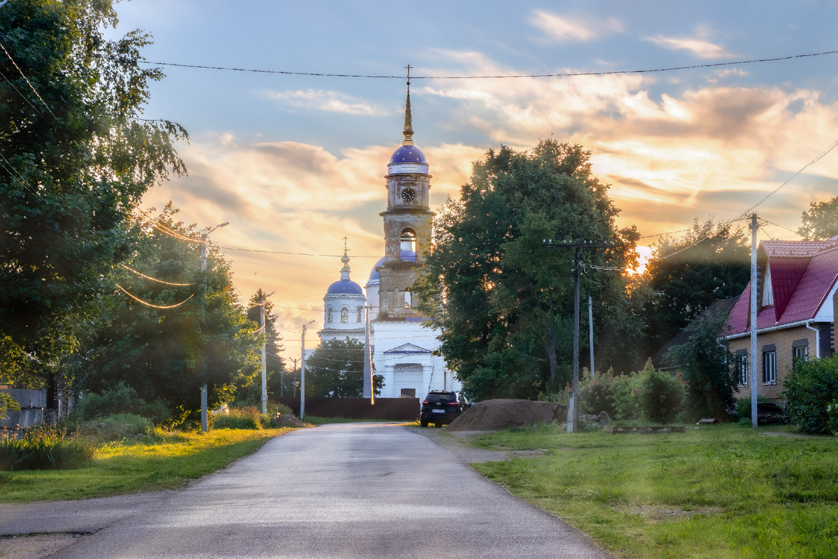 На улицах Мещовска