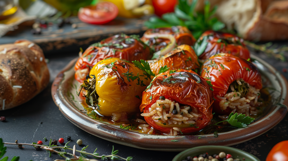 Овощи, фаршированные мясом, запеченные в духовке – вкусный рецепт!