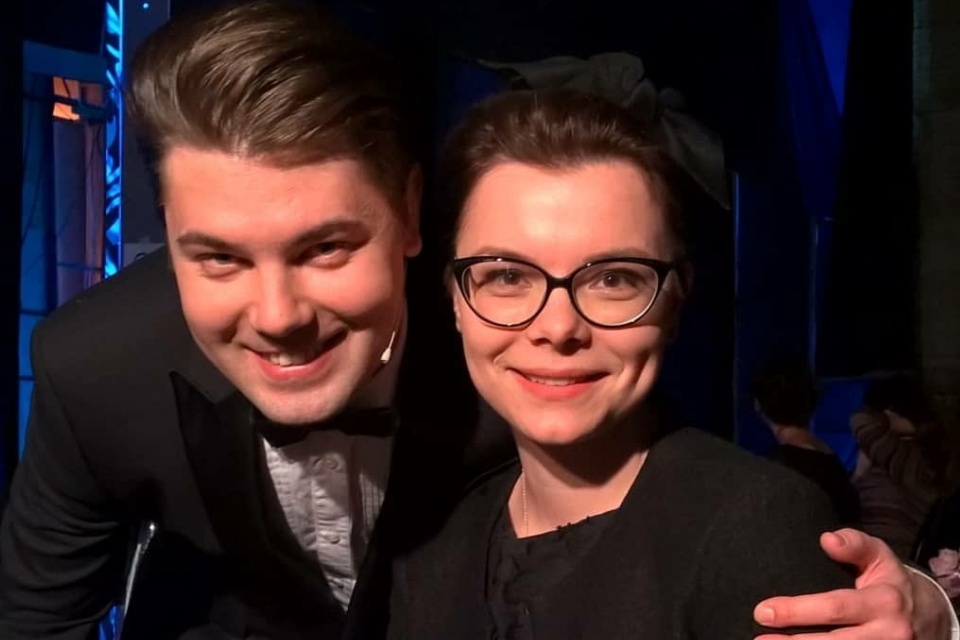 Герман с супругой Петросяна