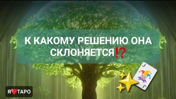 К какому решению она склоняется в отношении вас⁉️ расклад таро для мужчин