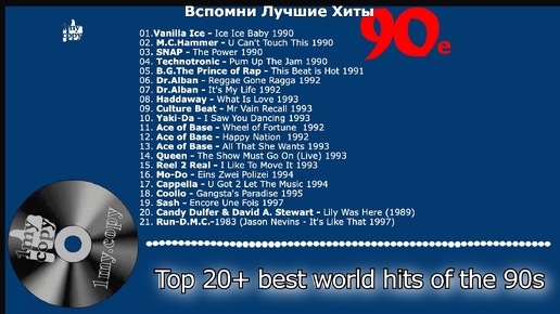 Top 20+ dance world Hits of the 90s (vol 8) Вспомни Лучшие хиты _ Remember Greatest Hits