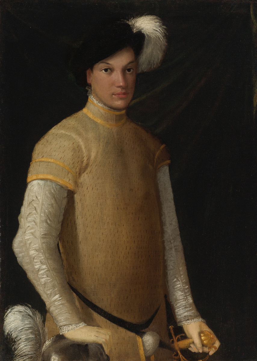 Никколо дель Аббате (ок. 1509-1571 гг.) Портрет молодого человека. Условный любовник.