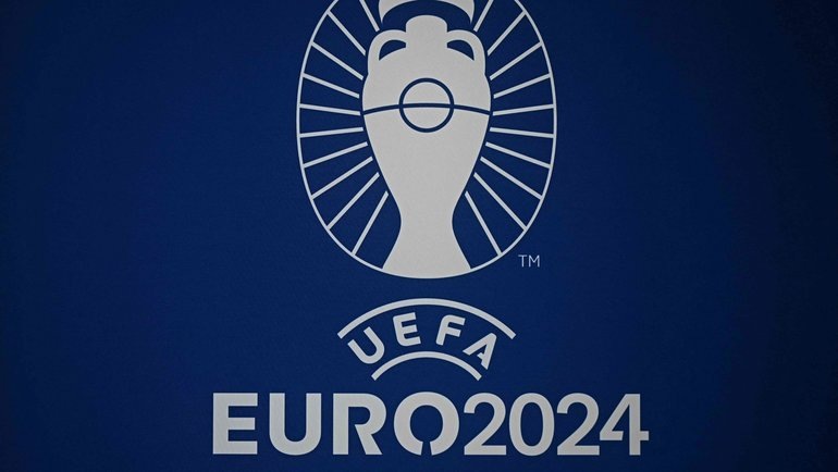    Логотип чемпионата Европы по футболу. AFP