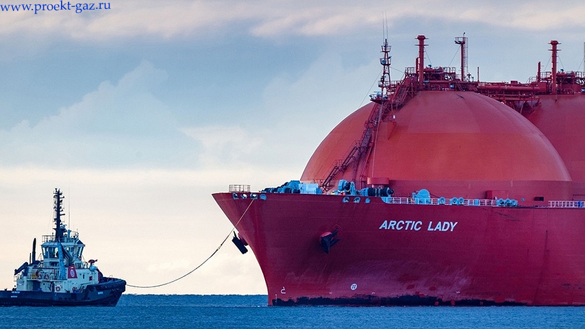 Танкер СПГ ледового класса