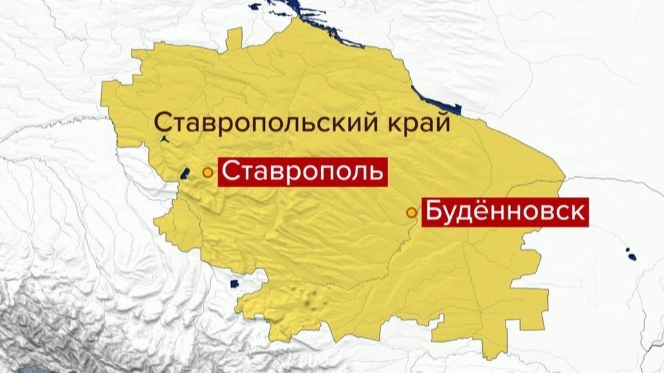 Город Будённовск на карте