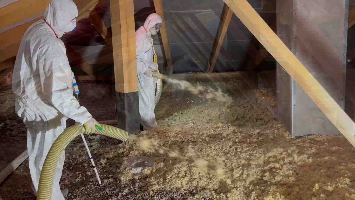 Утепление чердака дома