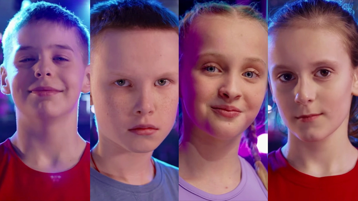 Слева направо: Егор Шитов, Фёдор Мухин, Ксения Доброва, Арсений Сливяк