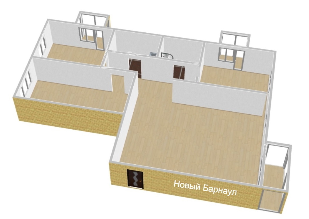 ЖК Ренессанс. 4-комнатная квартира. 3D-визуализация.