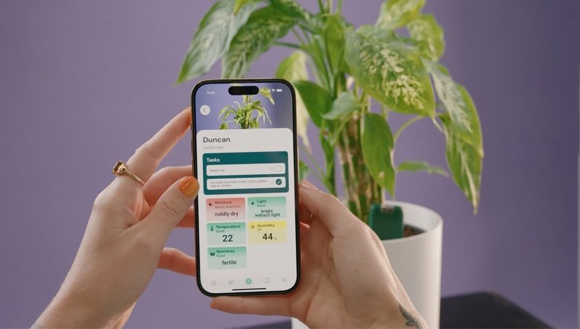 Ухаживать за домашними растениями — не самое простое занятие. Маленький гаджет в реальном времени предоставляет данные о том, что нужно вашему подопечному.-2