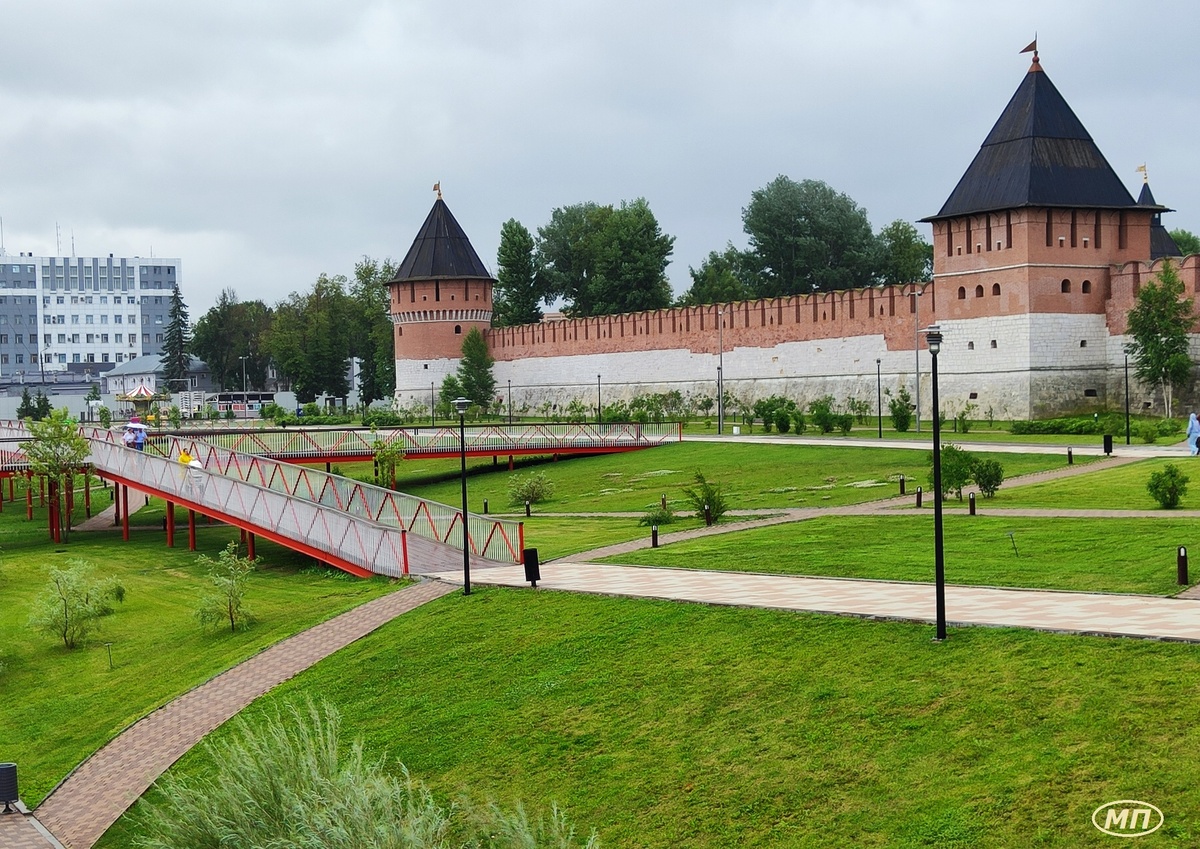 Тула, Кремль со стороны реки Упа