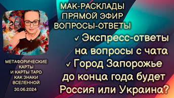 Прямой эфир вопросы-ответы. Светлана Винодавани с МАК-картами. 30 июня 2024 года