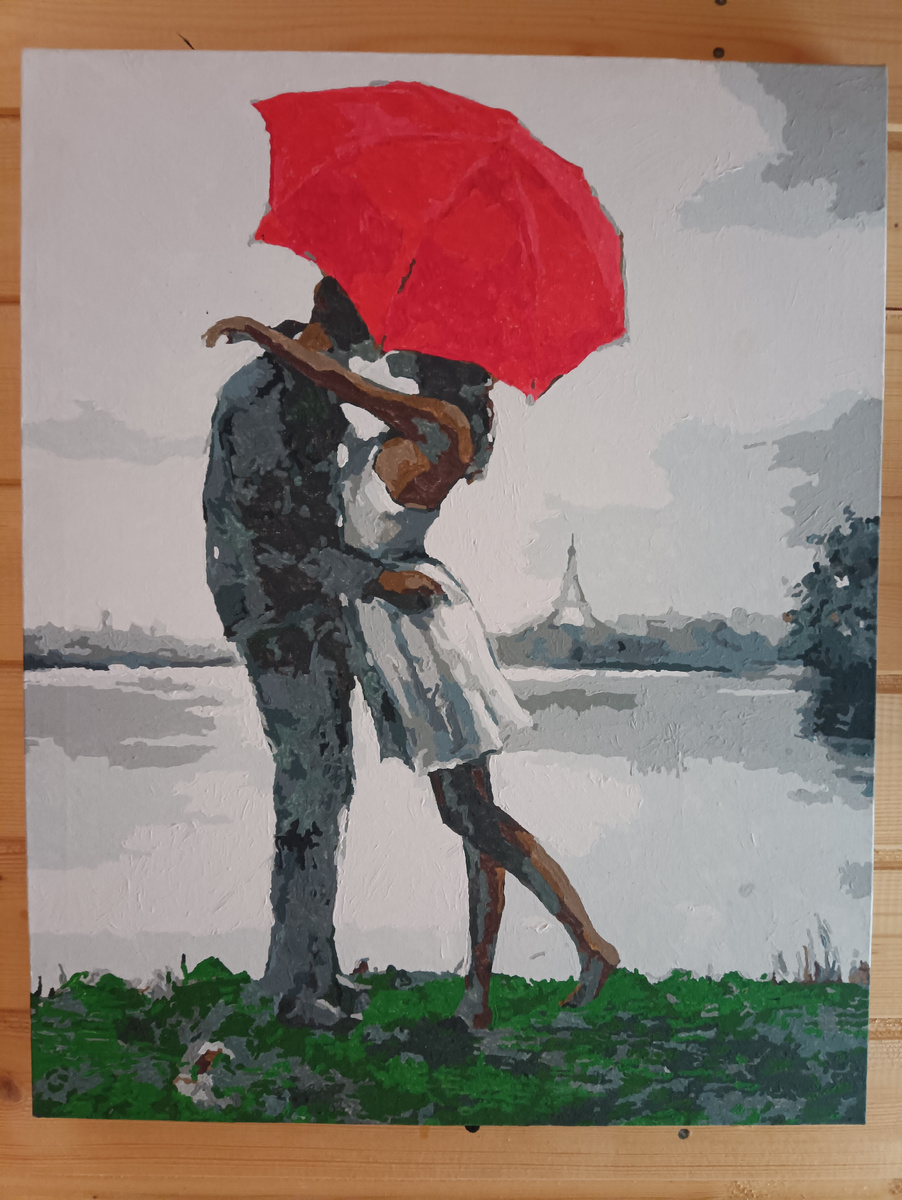 Холст на подрамнике. Написана акриловыми красками.