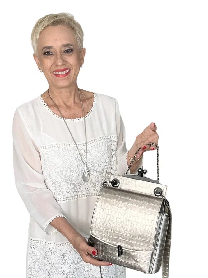 Кожаная сумка "Жанелль-63". Ателье Ирины Берзиной.