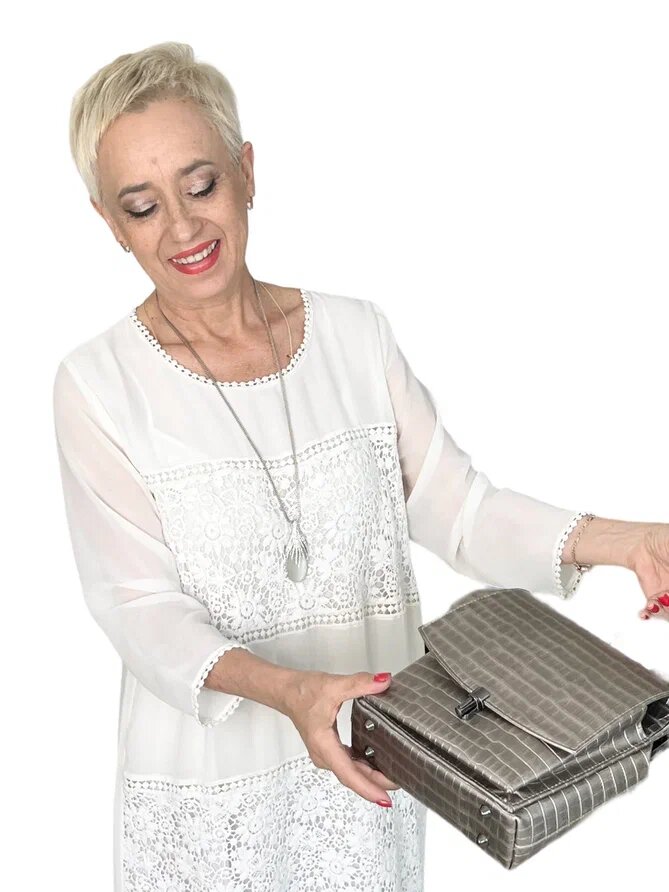 Кожаная сумка "Жанелль-63". Ателье Ирины Берзиной.