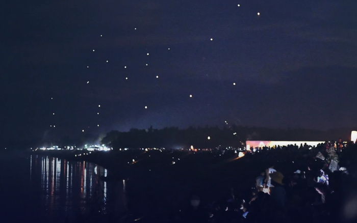 Фонари Нага. Фото с thethaiger.com