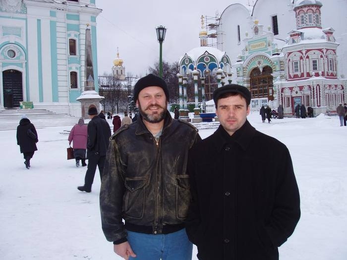 18.11.2004.  Лавра. После концерта в Московской семинарии. Фото из  архива ВК Чёрного Лукича