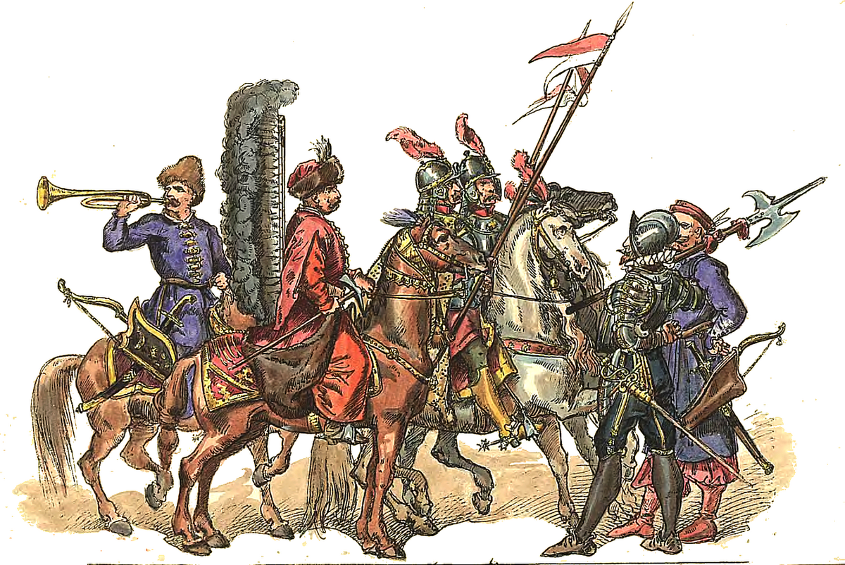 Польские солдаты XVI-XVII вв.