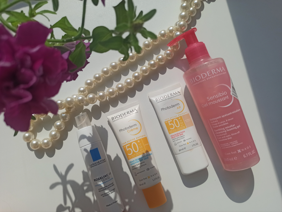 Мои помощники в уходе за чувствительной кожей