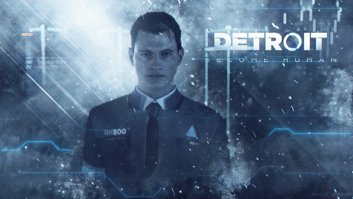 Постер популярной игры <b>Detroit</b>: Become <b>Human</b>.