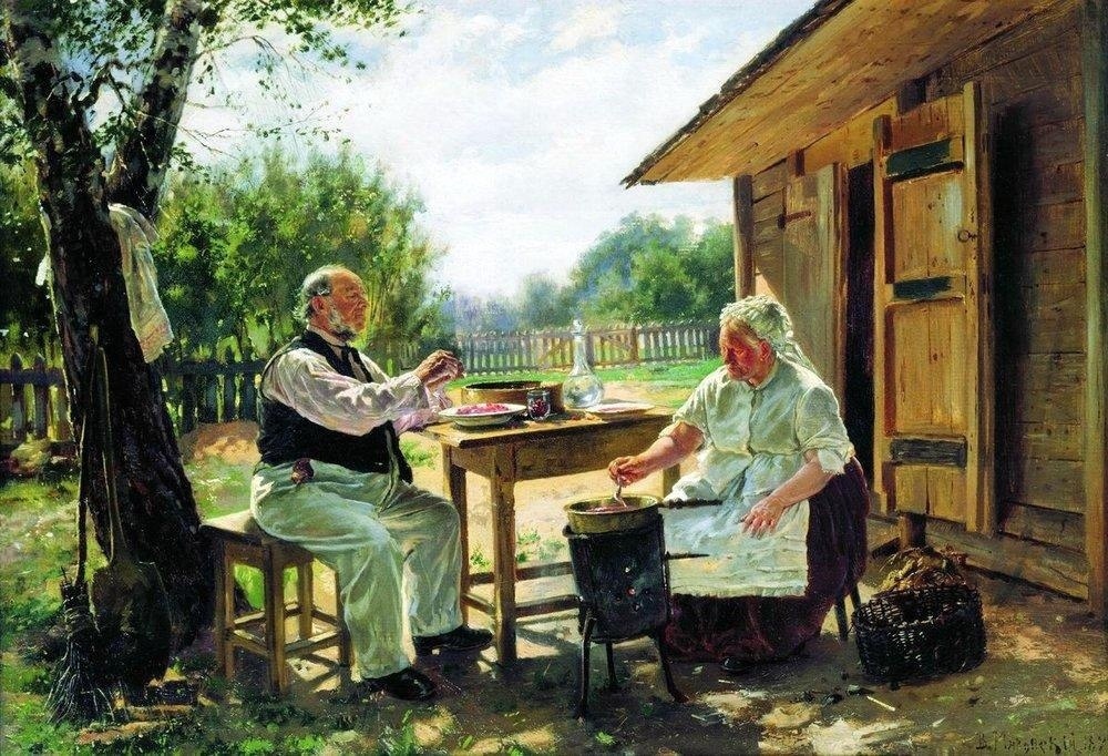 Владимир Маковский «Варят варенье», 1876