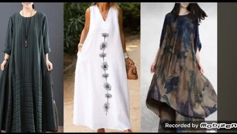 Модели платья балахон лето