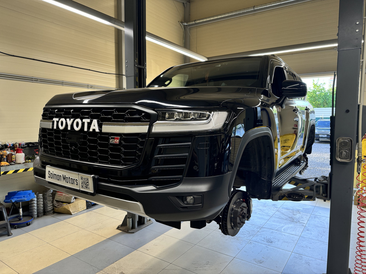 Установка тормозов в Land Cruiser 300