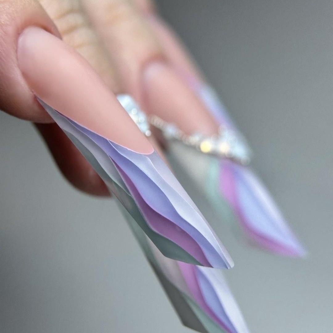 наращивание с использованием нижних форм