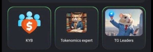 Пример комбо из игры Hamster Kombat