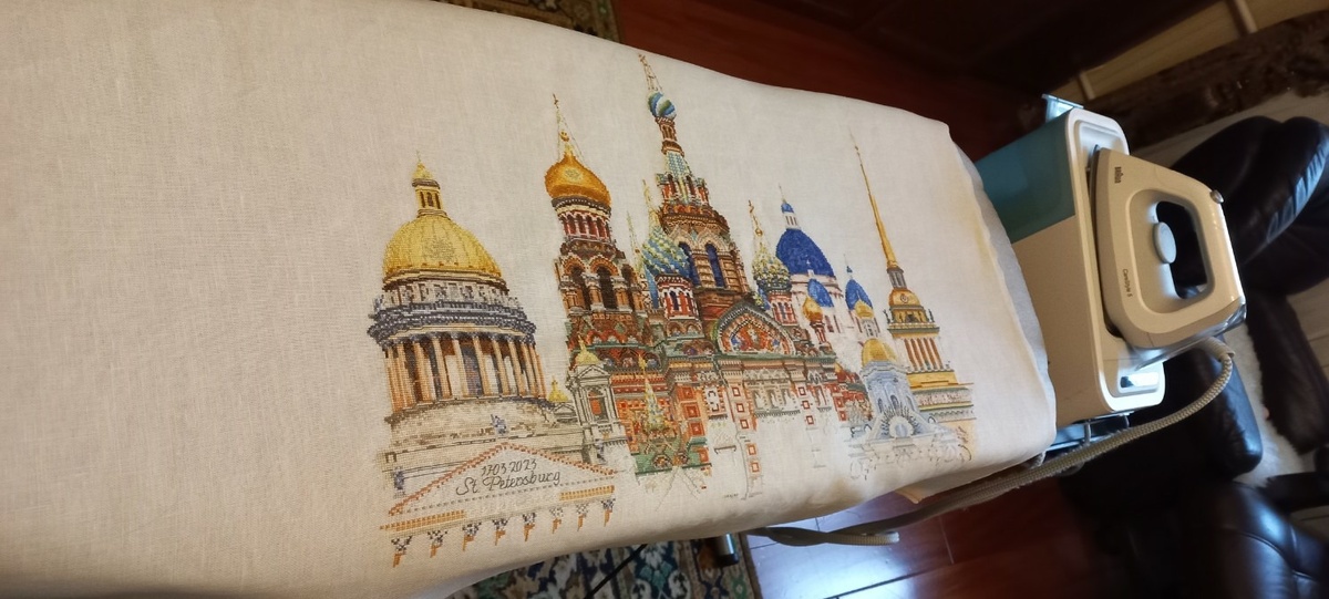 Санкт-Петербург, вышитый по набору от Теи Гувернер - вышивала Persianka