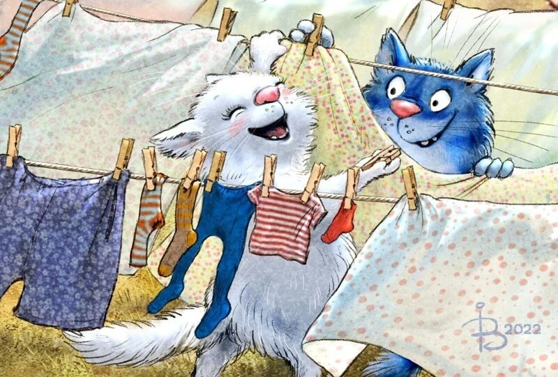 очаровательные коты Рины Зенюк