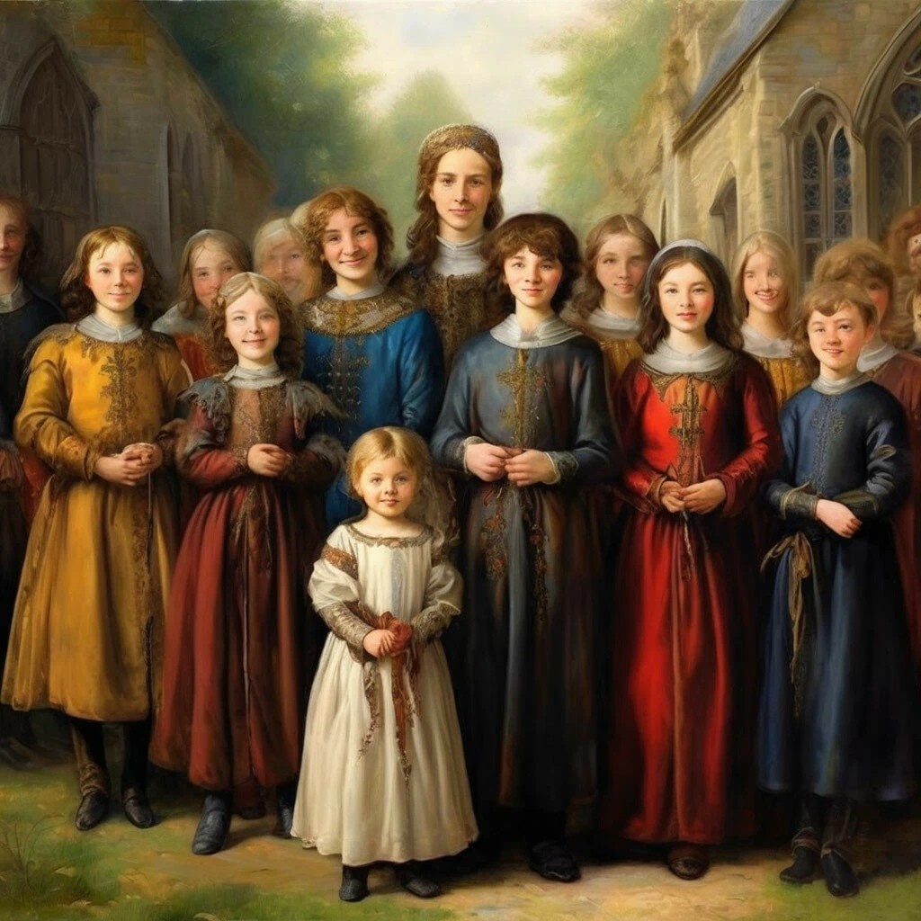 На двоих у Изабеллы и Роджера было аж 16 детей. Странно, что они еще совместных не родили.