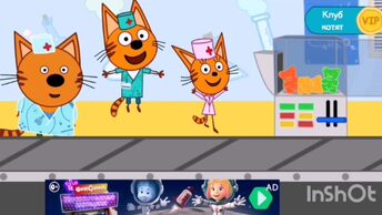 Мультфильм Игра для малышей Три Кота 🐱🎀🎁 Доктор 🧫💊💉