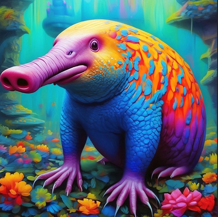 На фото Дудлик-талисман игры КосмоZoo