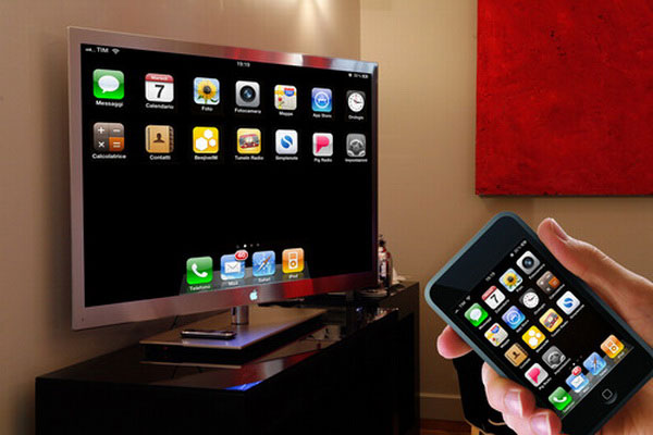 Любой современный яблочный смартфон можно подключить к ТВ, чтобы иметь возможность просматривать контент на большом экране. Это можно сделать несколькими способами. Pedant.