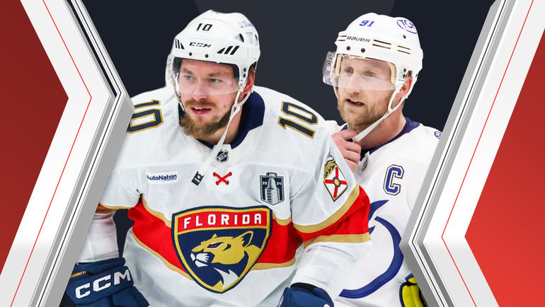    Владимир Тарасенко и Стивен Стэмкос.Global Look Press USA Today Sports
