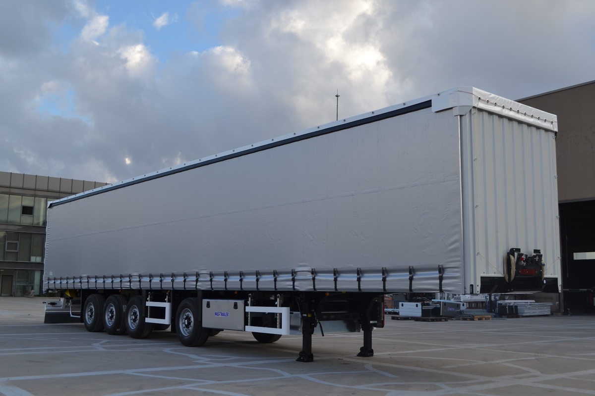 Hastrailer HASLINER 16,5 м без боковых бортов, 4 оси