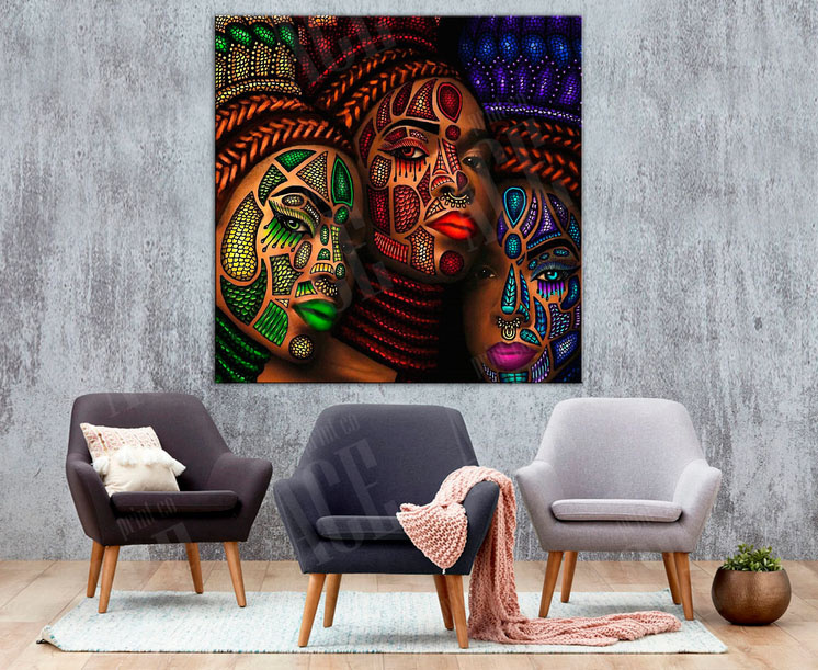 African women. African wall art | eatsy.com