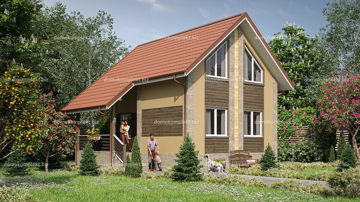 Дом по проекту "Актея"