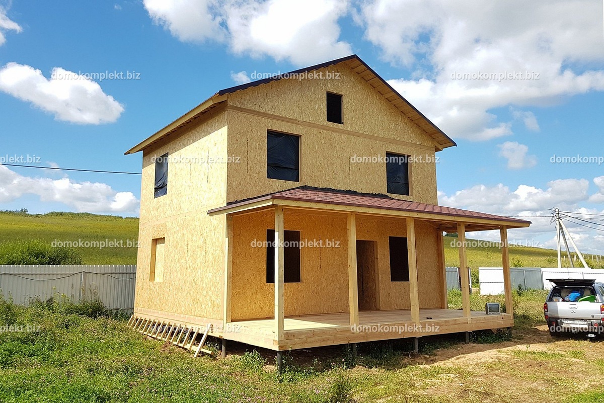 Строительство дома по проекту "Имбушка"