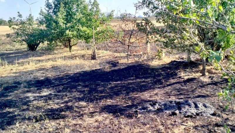    Причиной пожара, по предварительным данным, стало неосторожное обращение с огнём Фото: ГУ МЧС России по Ставропольскому краю