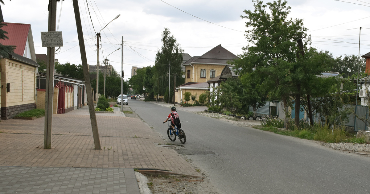 Улица Щорса - прямая, как стрела. Фото Светланы ОСЕЦКОЙ.