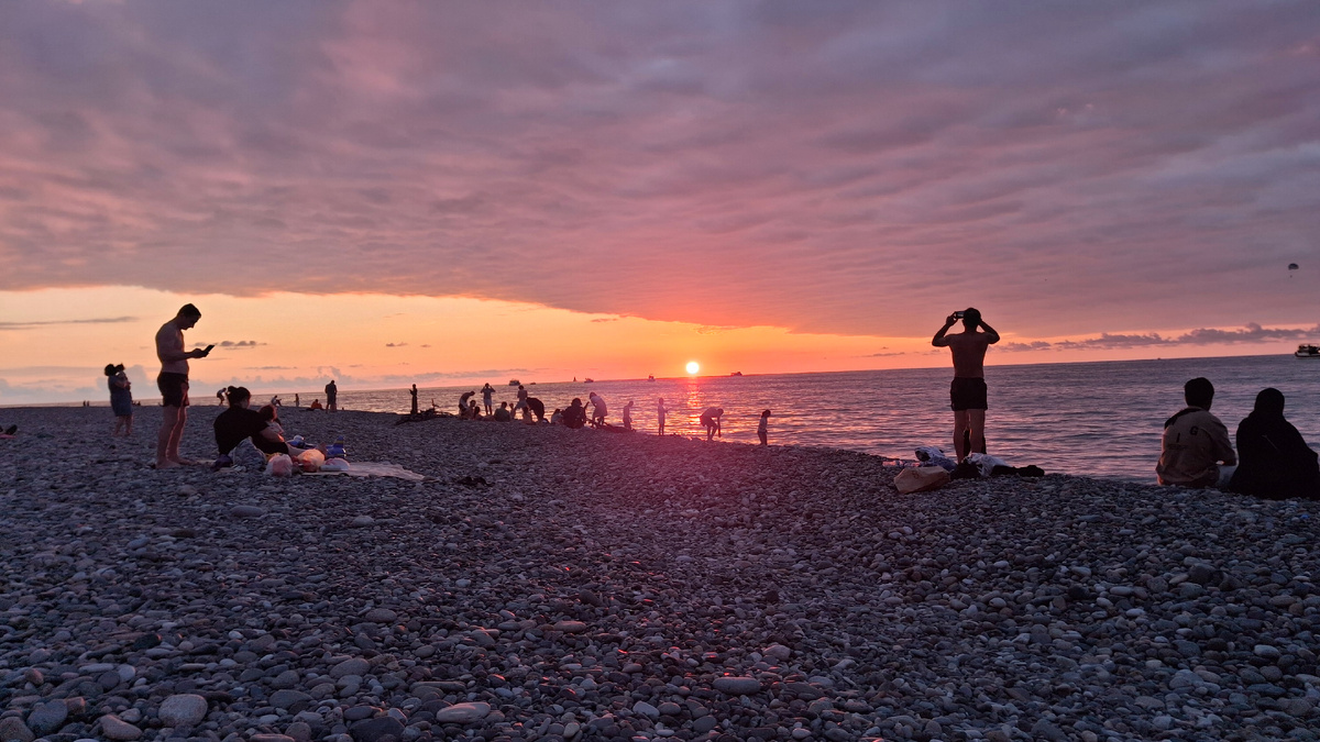 Закат в Батуми. Фото автора