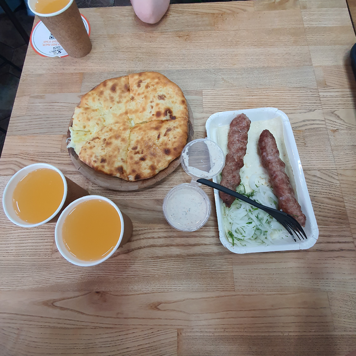 Люля с бараниной и хачапури по Имеретински