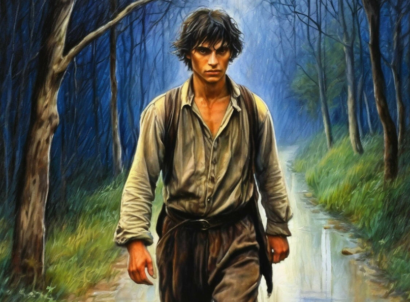 Иллюстрации к рассказу "Цыганский барон", созданы автором