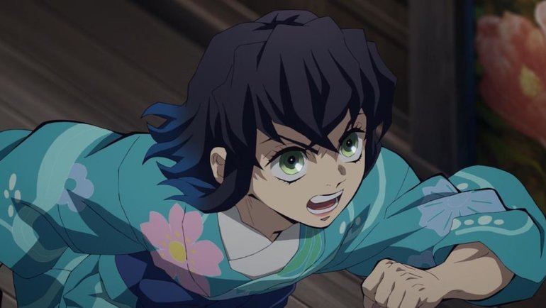    Кадр из аниме «Клинок, рассекающий демонов»