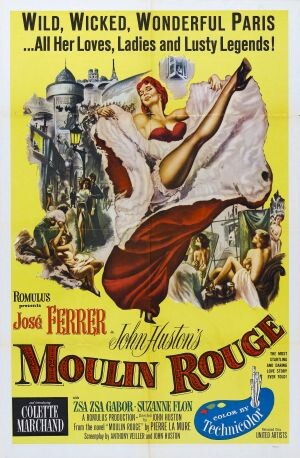 Постер к фильму "Мулен Руж", 1952.