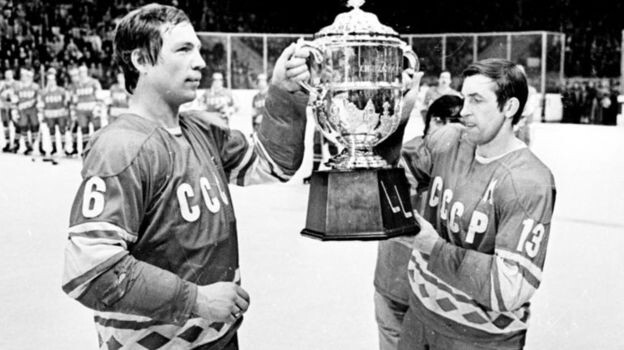 1979 год. Валерий Васильев и Борис Михайлов с Кубком Вызова. Фото Анатолий Бочинин