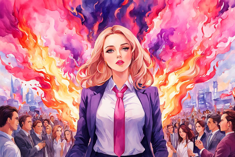 Выгорающий психолог на фоне очереди из клиентов